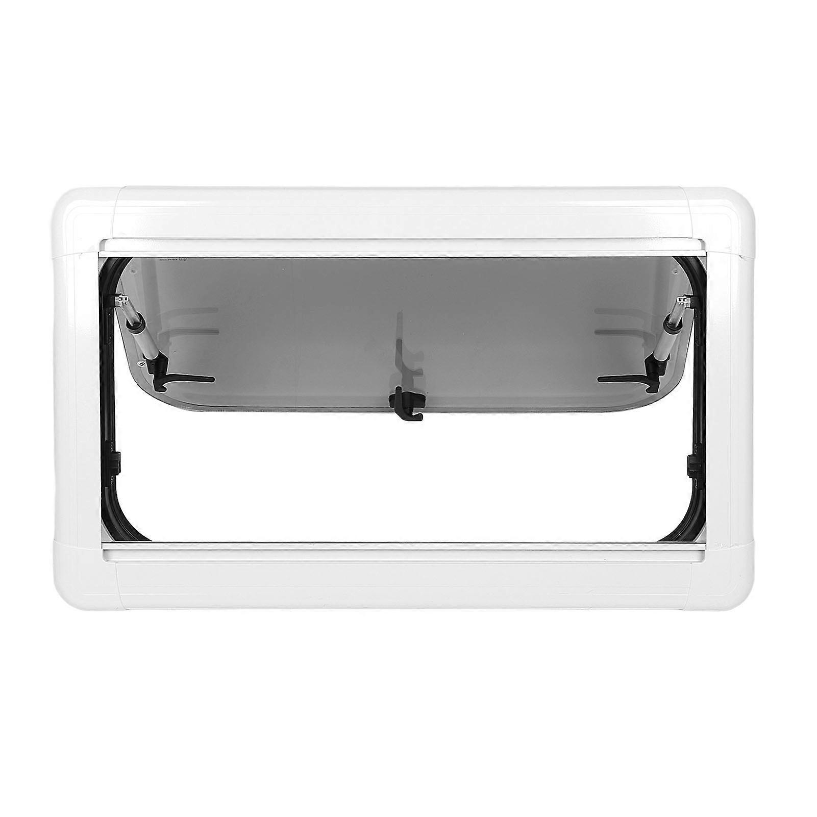 RV Window L700 H400mm with Screen Sunshade Double Layer Acrylic Glass Anti UV Push Out Window for Motorhomes Campers