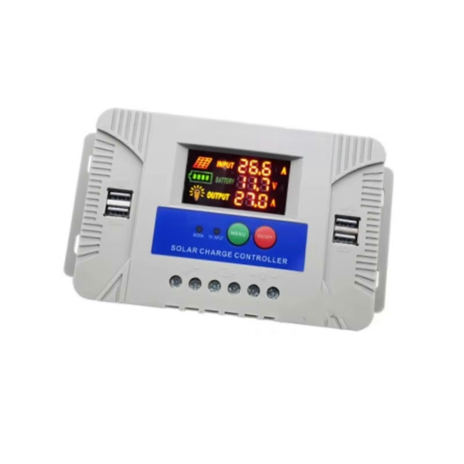 Battery regulator 20A/30A solar charge controller with adjustable LED display intelligent charging management supply