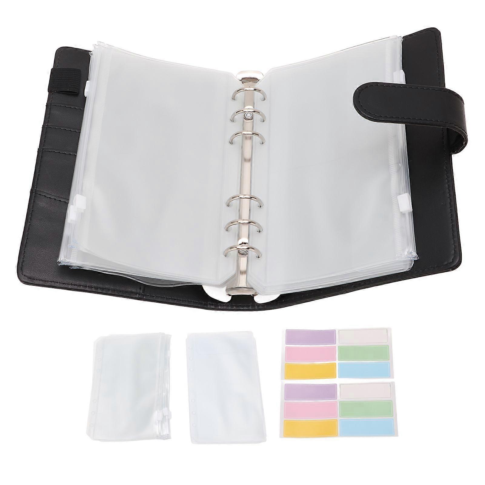 2025 أحدث طراز A6 الميزانية الموثق A6 الموثق الجيب سستة حقيبة دفتر PU