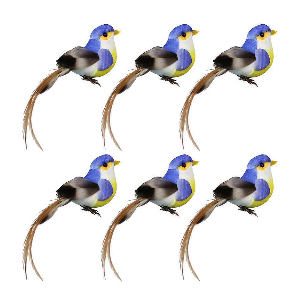 Garden Simulation Bird Decoration Nature Style Party Artificial Bird Christmas 10x35cm