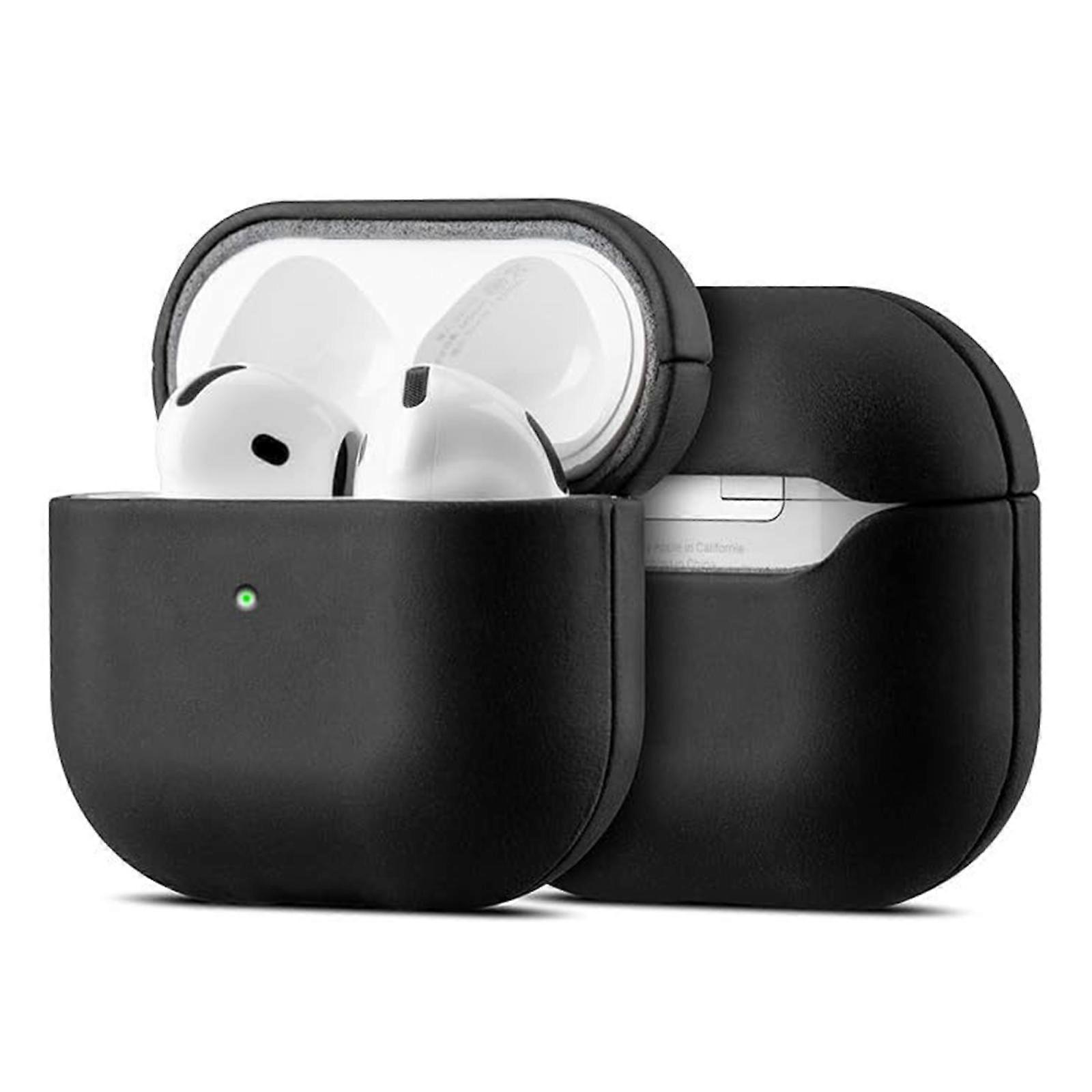 Crazy Horse Leather Earbuds Protective Case