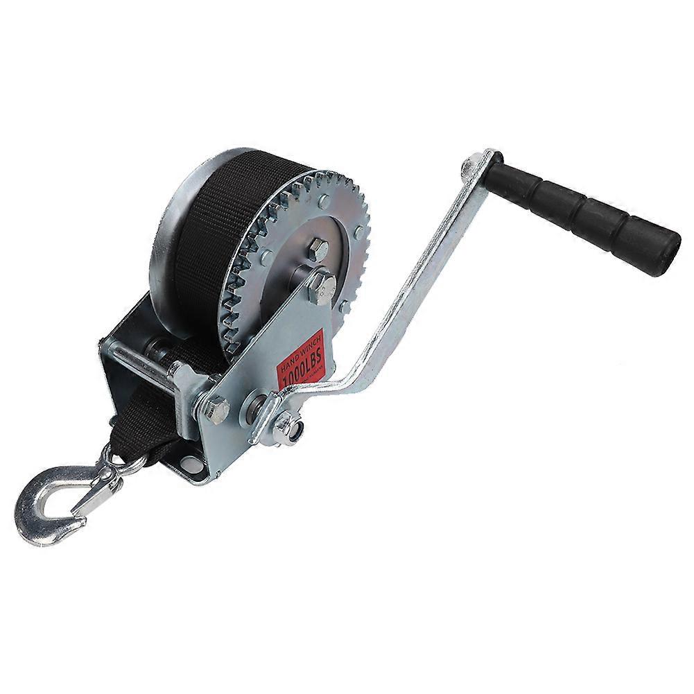Heavy Duty Handwinde Puller Smooth Action 1000LBS Boot Trailer Caravan Strap