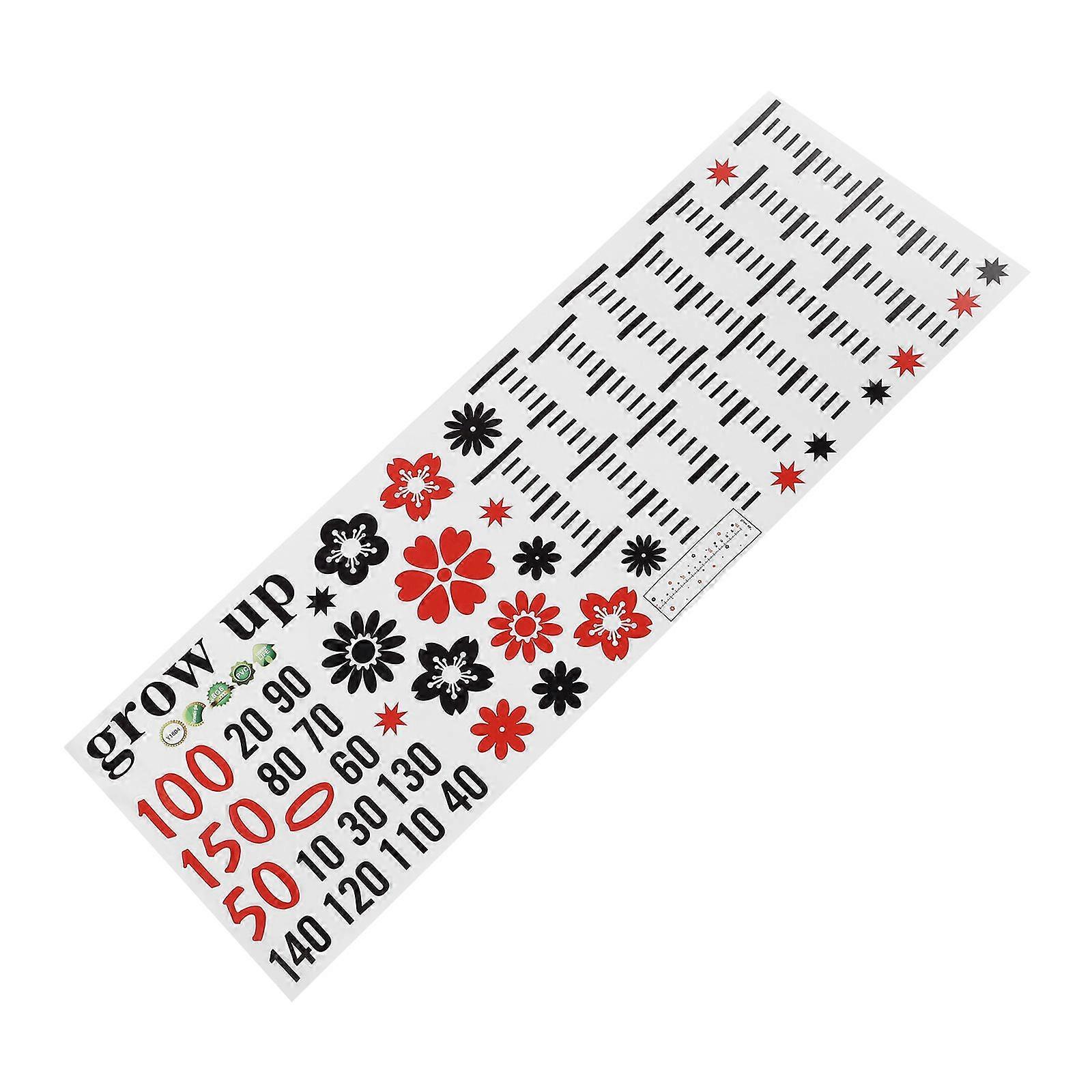 Growing Chart For Wall Kids Heart Shape Height Measurement Nursery Decor 1Pcs