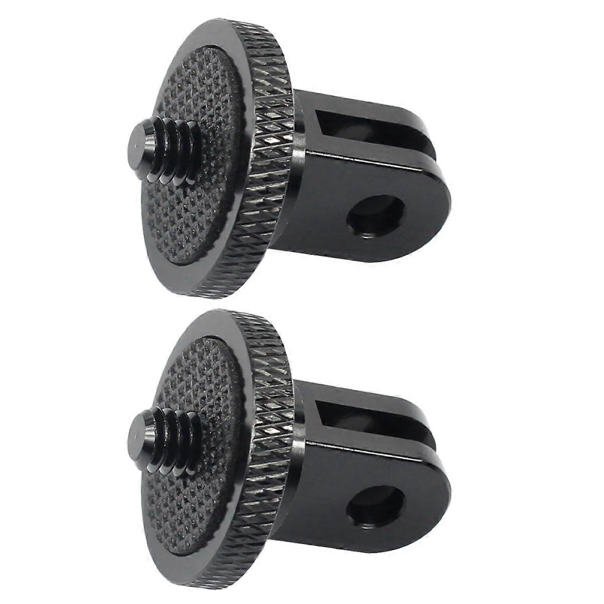2 Pieces Tripod Adapter Universal Camera Mount for Action Cameras for Standard Thread Accessories for Sports Cameras