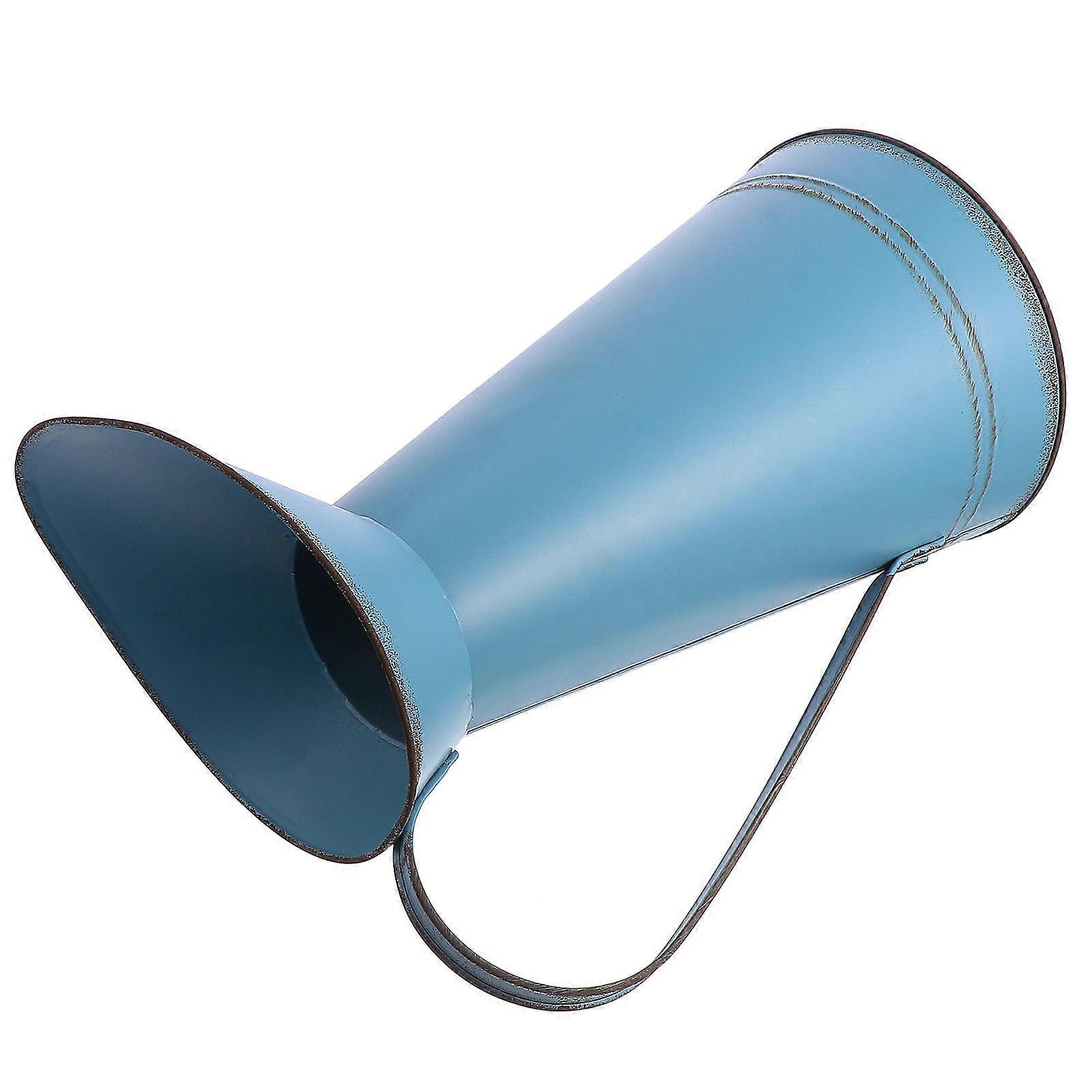 Sturdy Multifunctional Iron Flower Planter Bucket for Home Decoration – Creative, Stylish Plant Holder for Festive Atmosphere and Desktop Storage