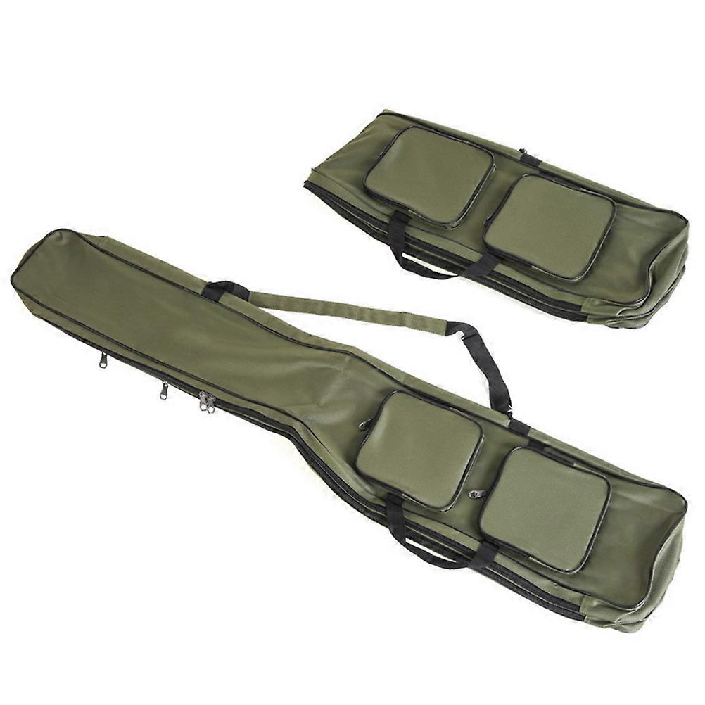 Fishing Carrier Bag Fishing Tackle Storage Foldable Design 600D Oxford Fabric 130x24cm Prevents Damage 1Pcs