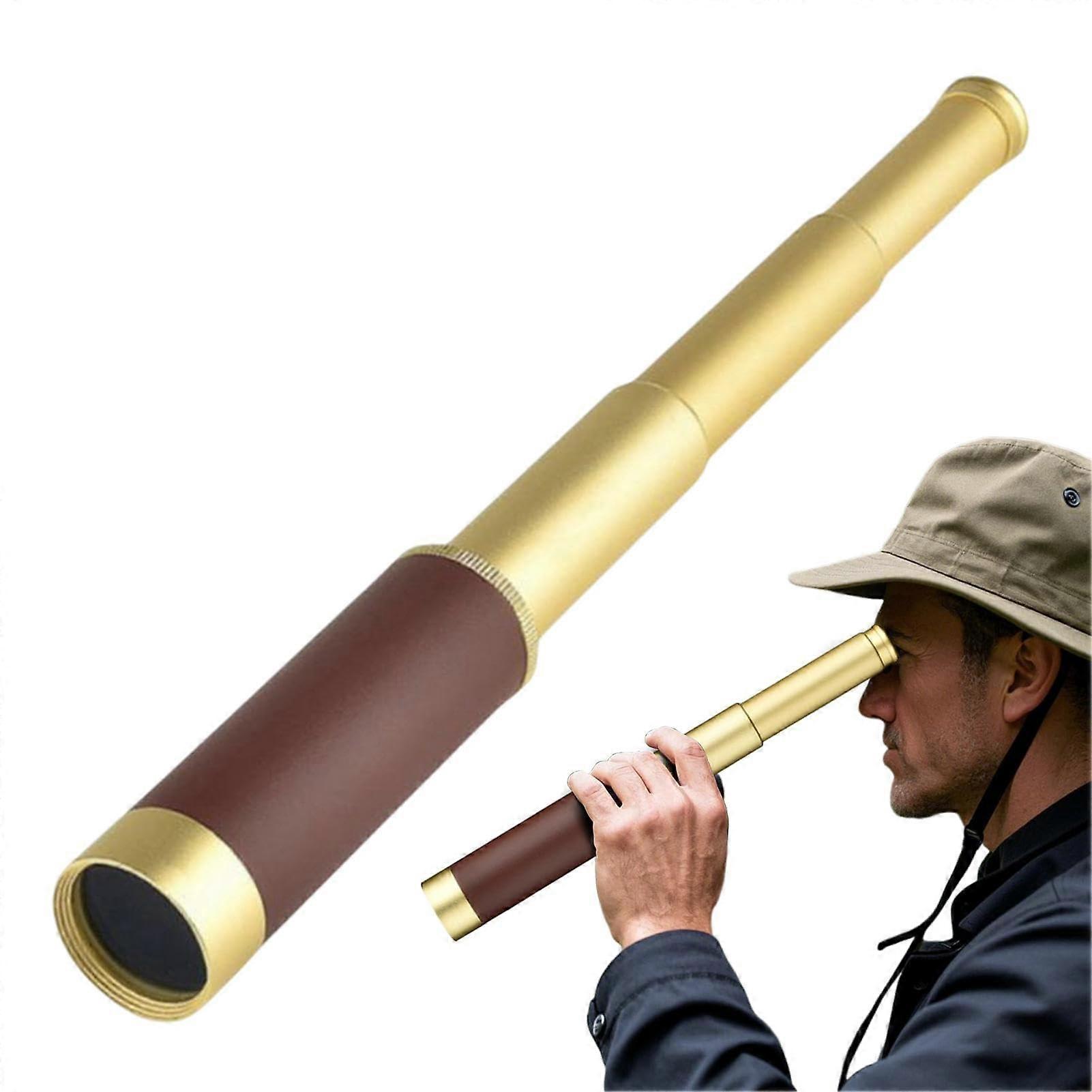 Handheld monocular telescope, 25x30 with zoom Portable for bird watching, travel