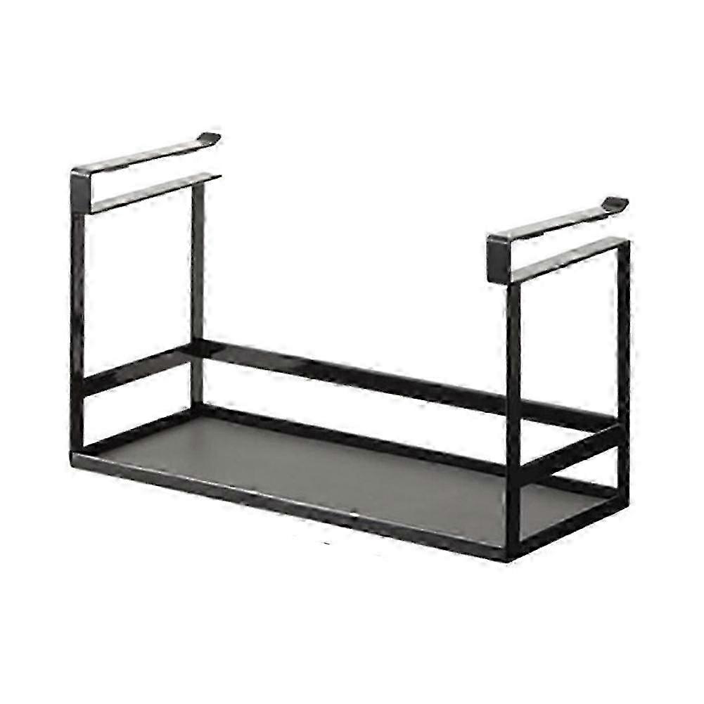 Under-Shelf Spice Organizer Cabinet Hanger Shelf Seasoning Bottle Holder Closet Storage Basket Kitc js