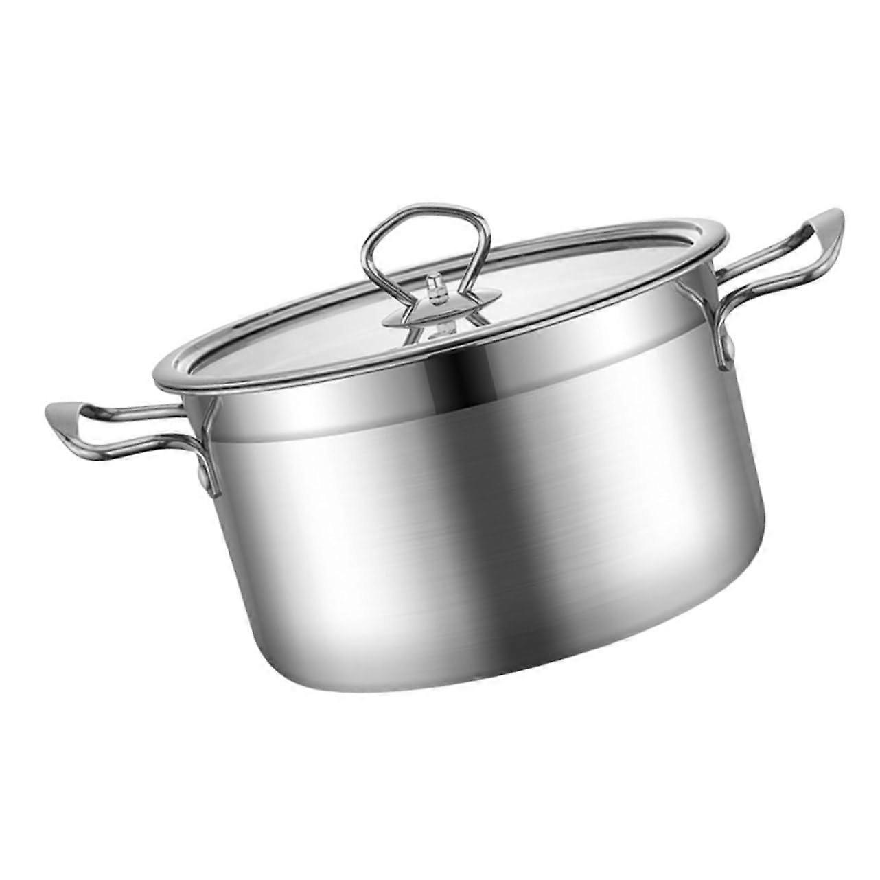 Soup Pot Durable Cookware For Induction Stovetops With Lid For Stews, Soups, And Steaming Multifunctional And Lightweight