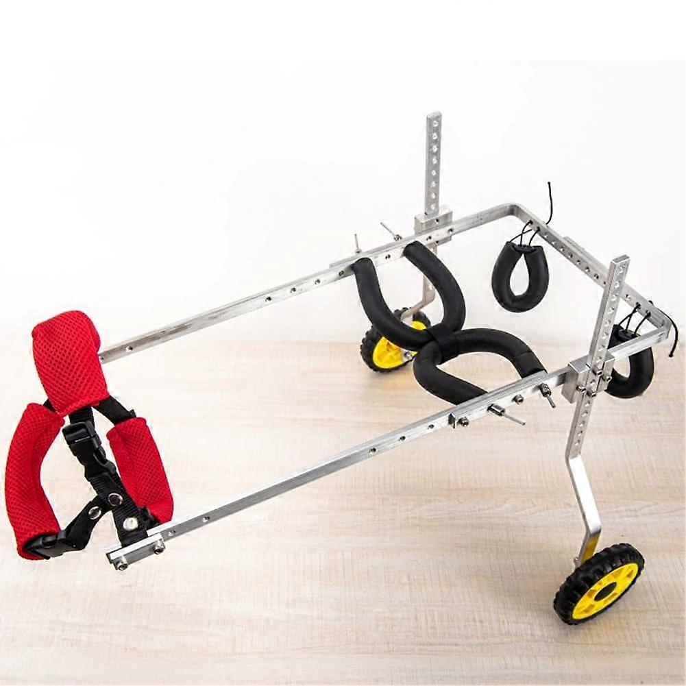 Adjustable Mobility Wheelchair for Dogs, Rehabilitation Trolley for Pets