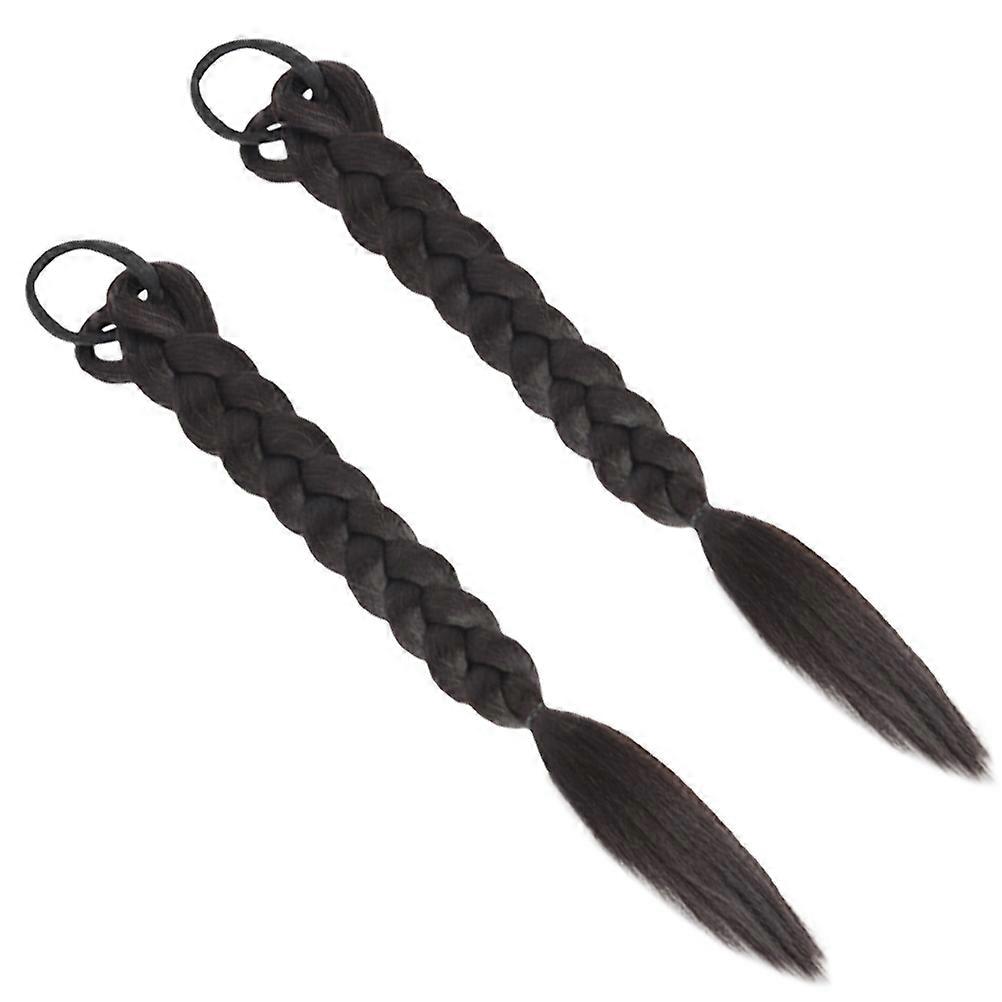 Ponytail Extension Hair Extension Wrap Around Ponytail Girls Adults Teenagers 60X8CM 2Pcs