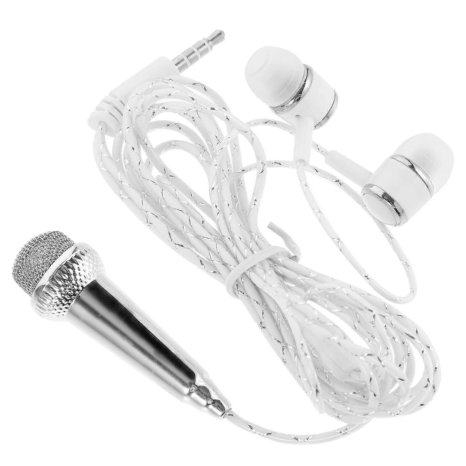 Compact Portable Mini Microphone for Smartphones, Tablets & Computers – Plug and Play Design for Singing & Recording – Durable Handheld Vocal Mic