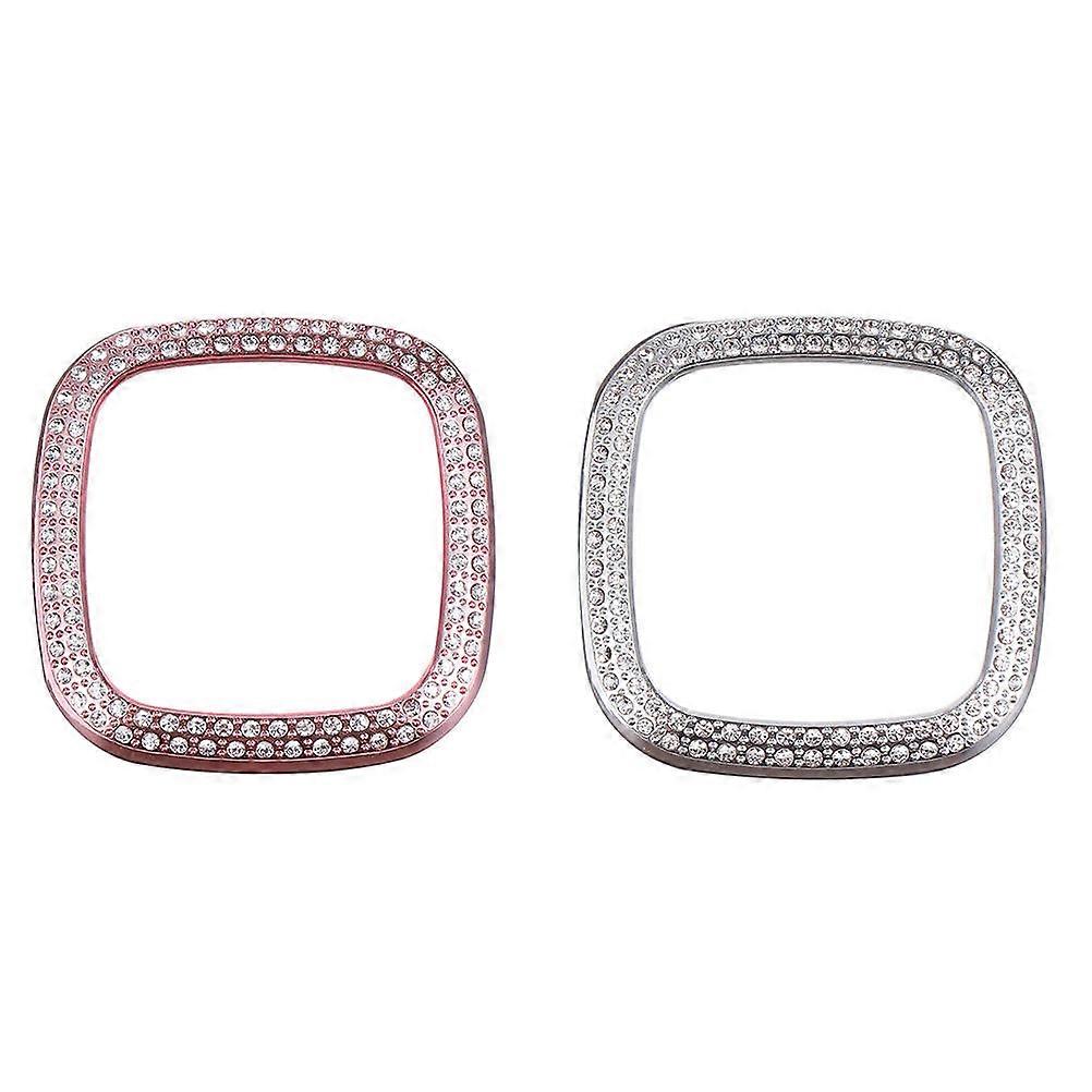 2Pcs Watch Protective Cover Pretty Watch Case Compatible for Fitbit versa3/sense