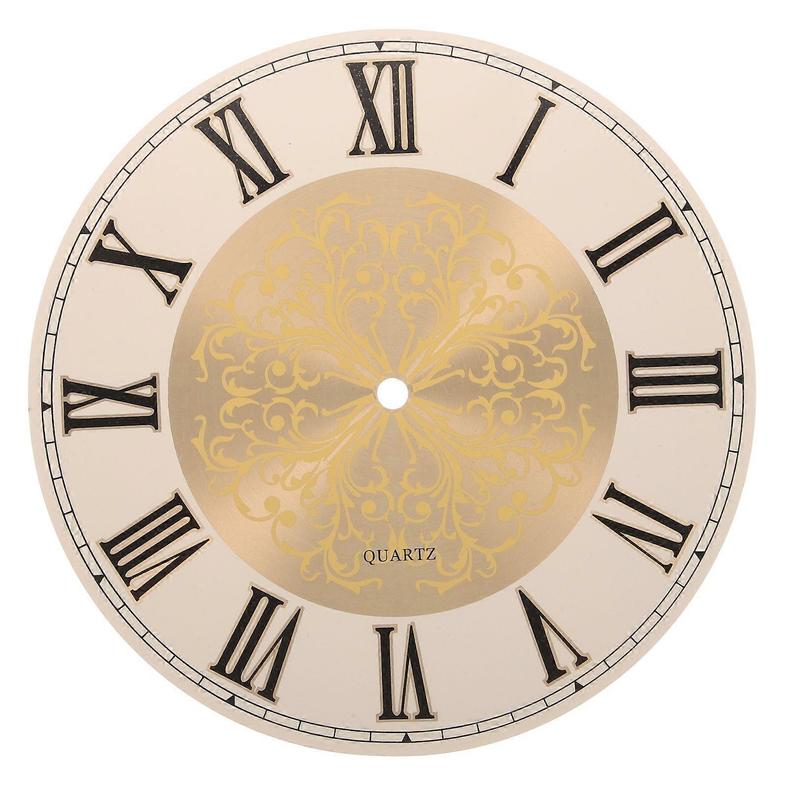 Wall Clock Dial DIY Clock Dial Replacement Dial Part for DIY Clock Making Round Clock Dial Part