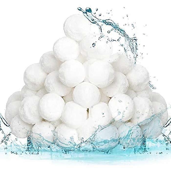 Filter Balls, 500G Swimming Pool Filter Balls Can Replace 17.85 Kg Filter Sand, Suitable For Various Filter Systems