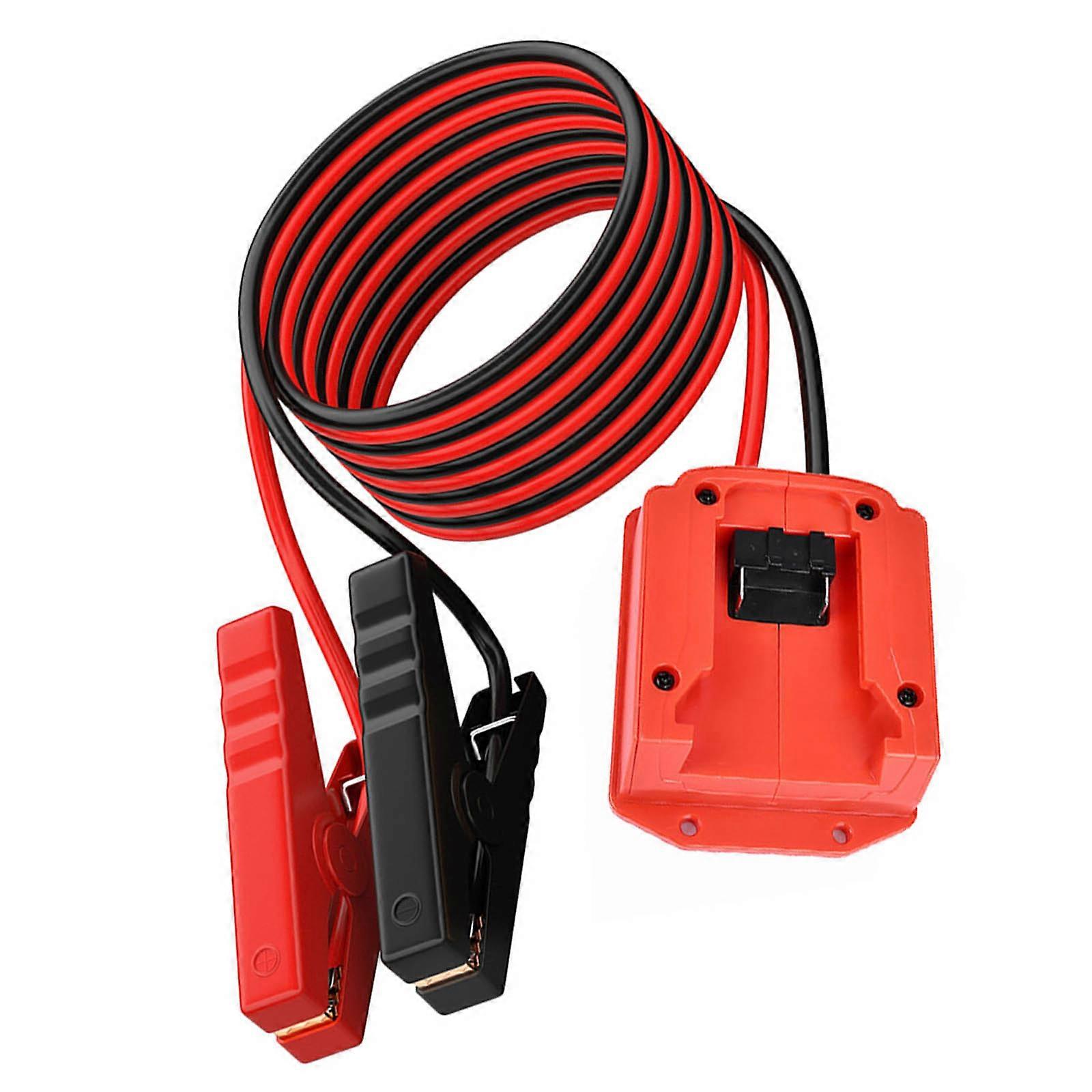 Compact Car Jump Starter Adapter Automotive Boosters Cable Adapter High Conductivity Wire Simple to Operate for Devices   For Milwic