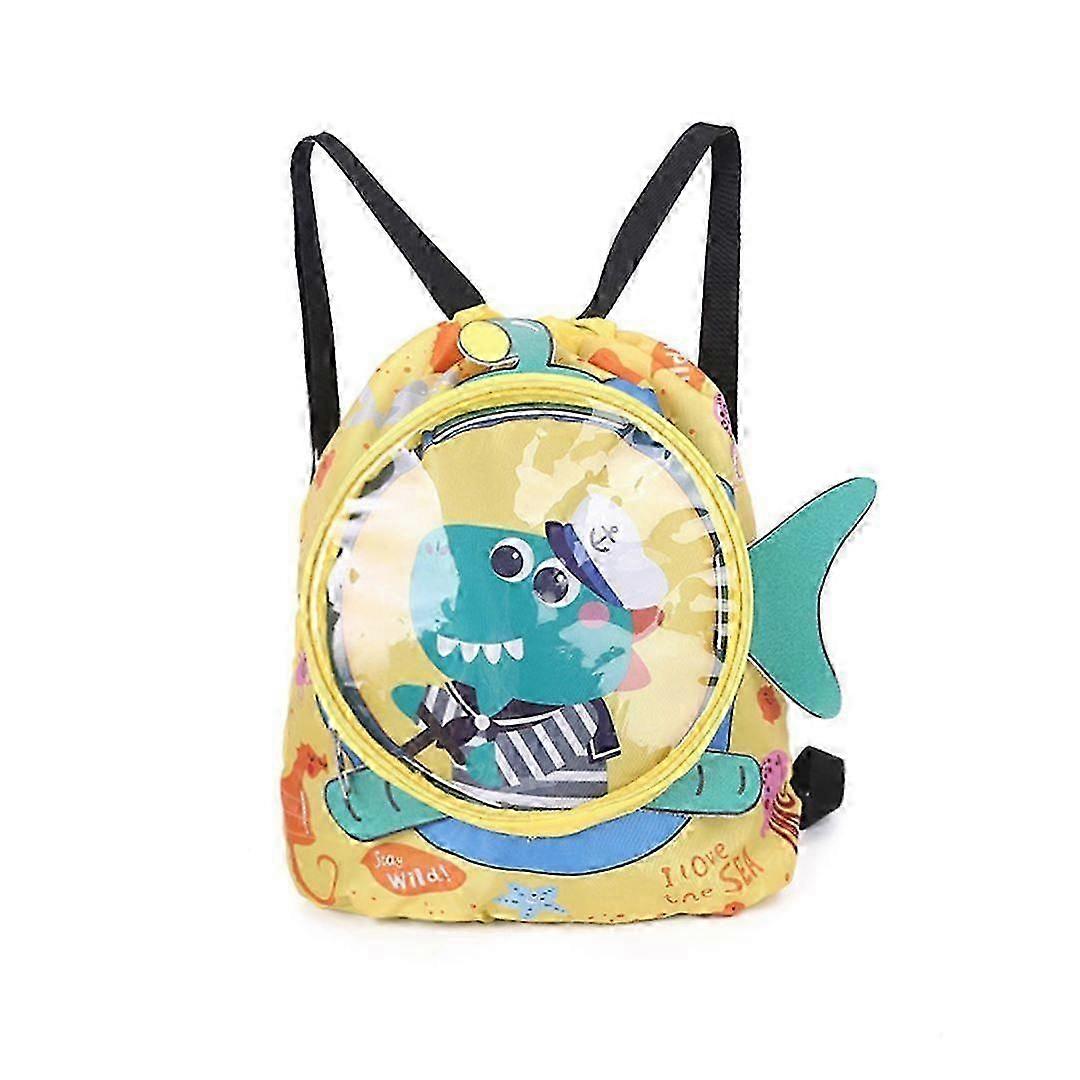 حقيبة سباحة للأطفال ، حقيبة ظهر شاطئية مع لطيفة ، حقيبة ظهر سباحة جافة ورطبة للأطفال للسباحين