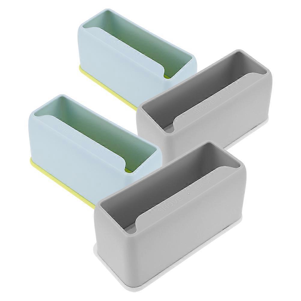 4pcs Cat Litter Scoop Storage Holder Plastic Box Reusable Litter Organizer