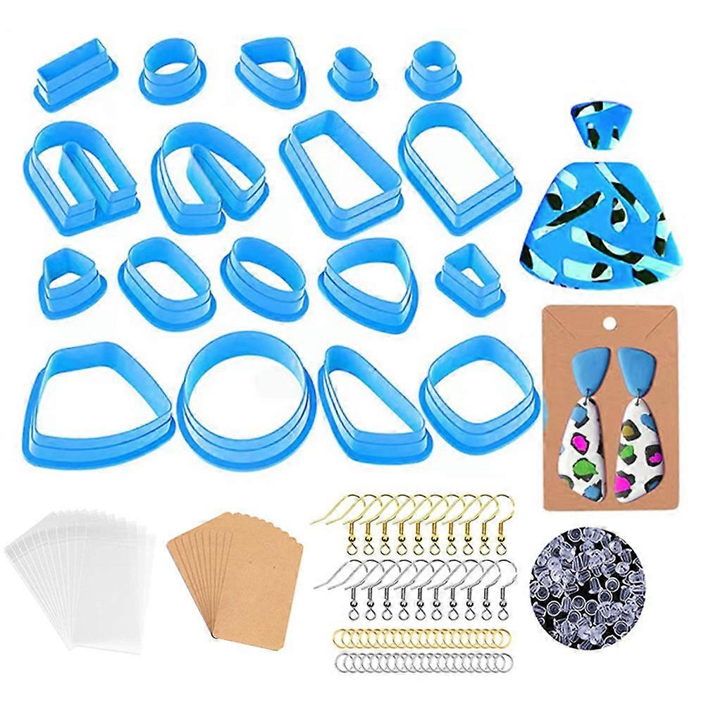Polymer Clay Mold Kit for DIY Earrings Jewelry Making – Lightweight, Easy to Use Crafting Tool for Beginners and Packaging Use