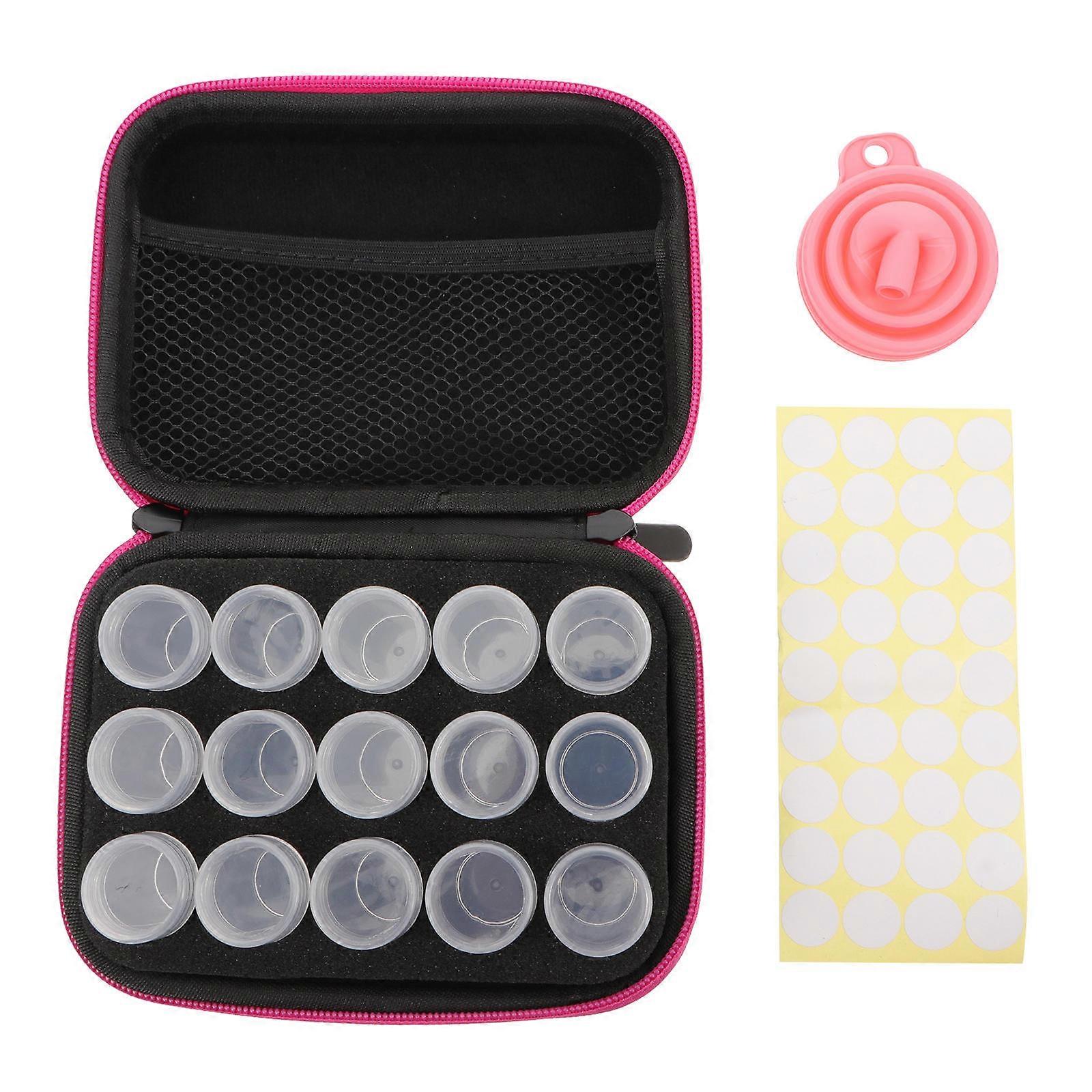 Diamond Storage Box with Zipper Cover – Portable & Durable Rhinestone Painting Accessory Case for Organizing Craft Supplies and Projects