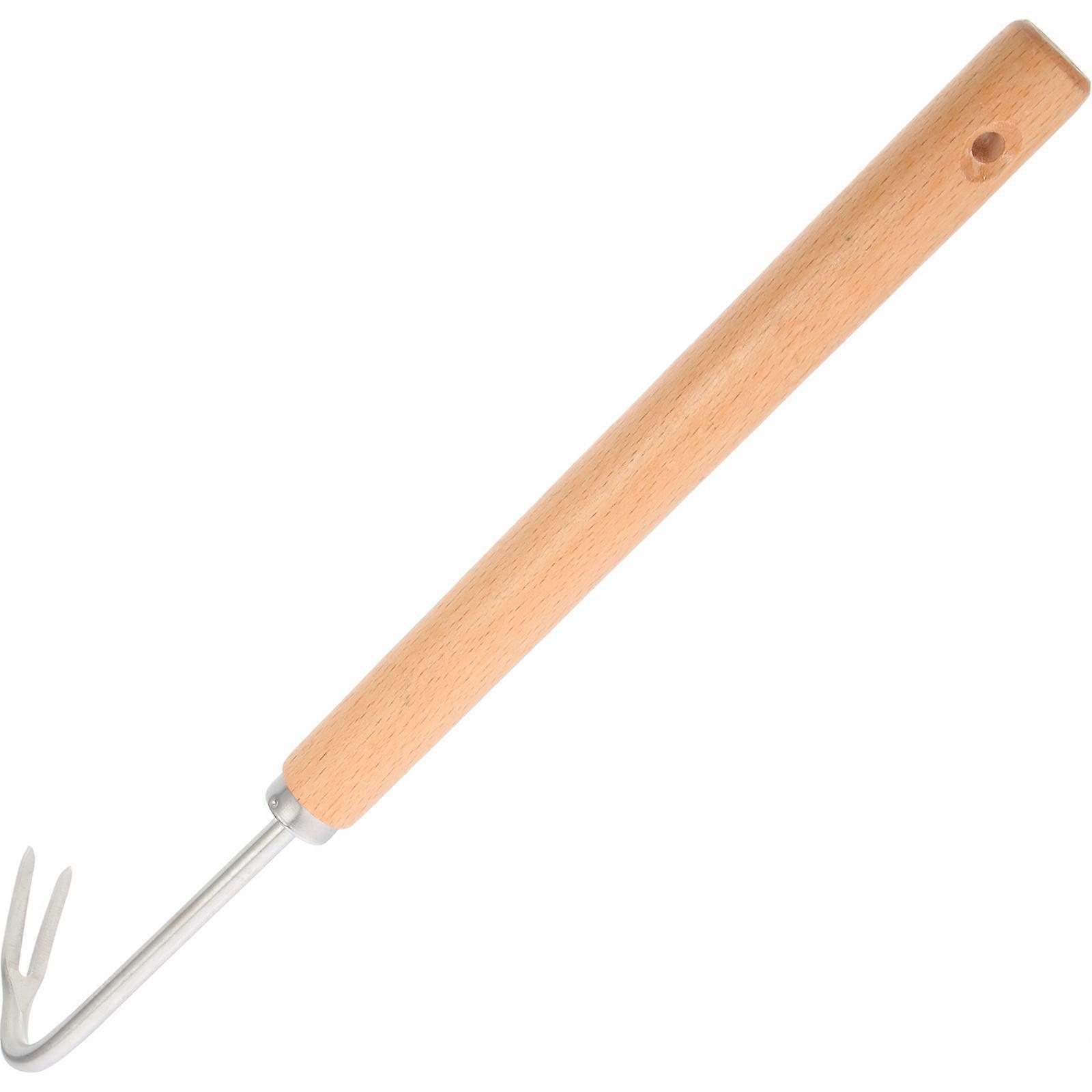 Ergonomic Handle Rake Weed Removing Tool for Garden with Multi Function Weeder Useful for 1 Set