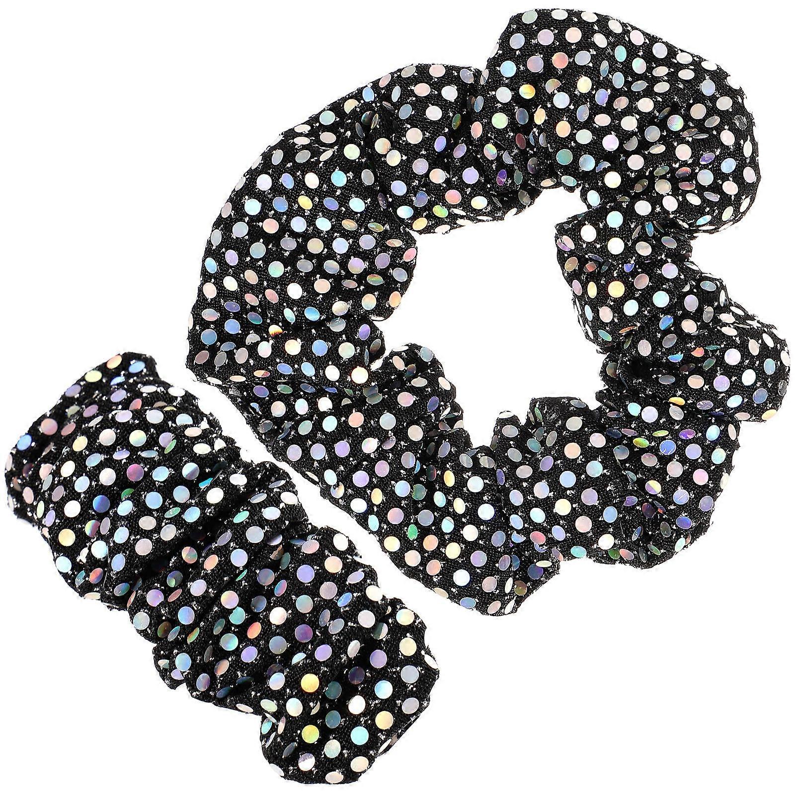 Hair Accessories For Girls Elastic Hair Clip Ponytail Holders Multi Color 9x9cm Versatile Casual Wear 1Set