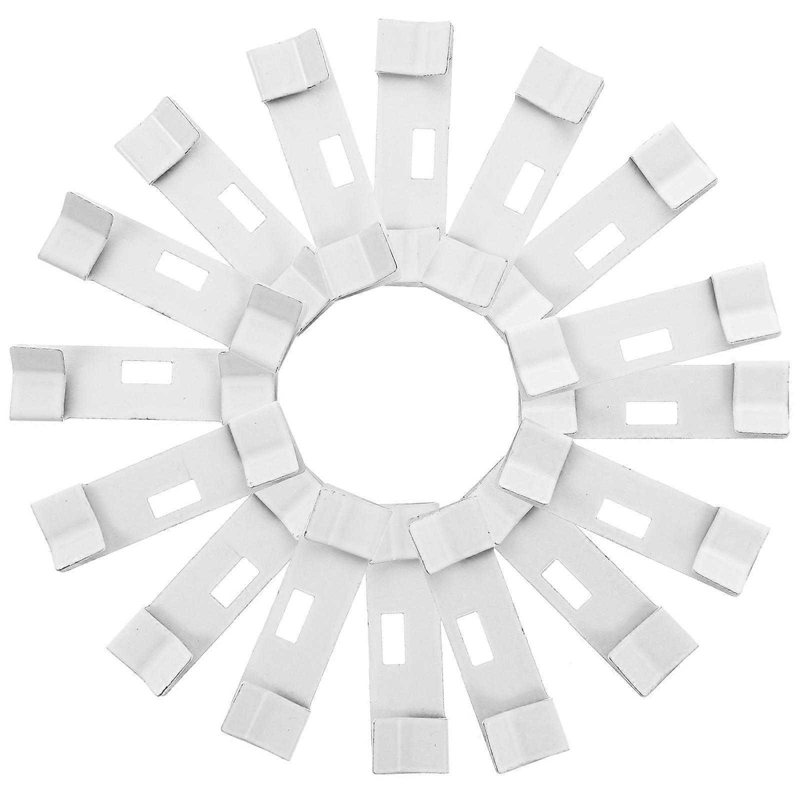 Window Blind Repair Accessory Blind Fixer Tabs Rectangular Style For Vertical Blinds High Grade Metal 20Pcs
