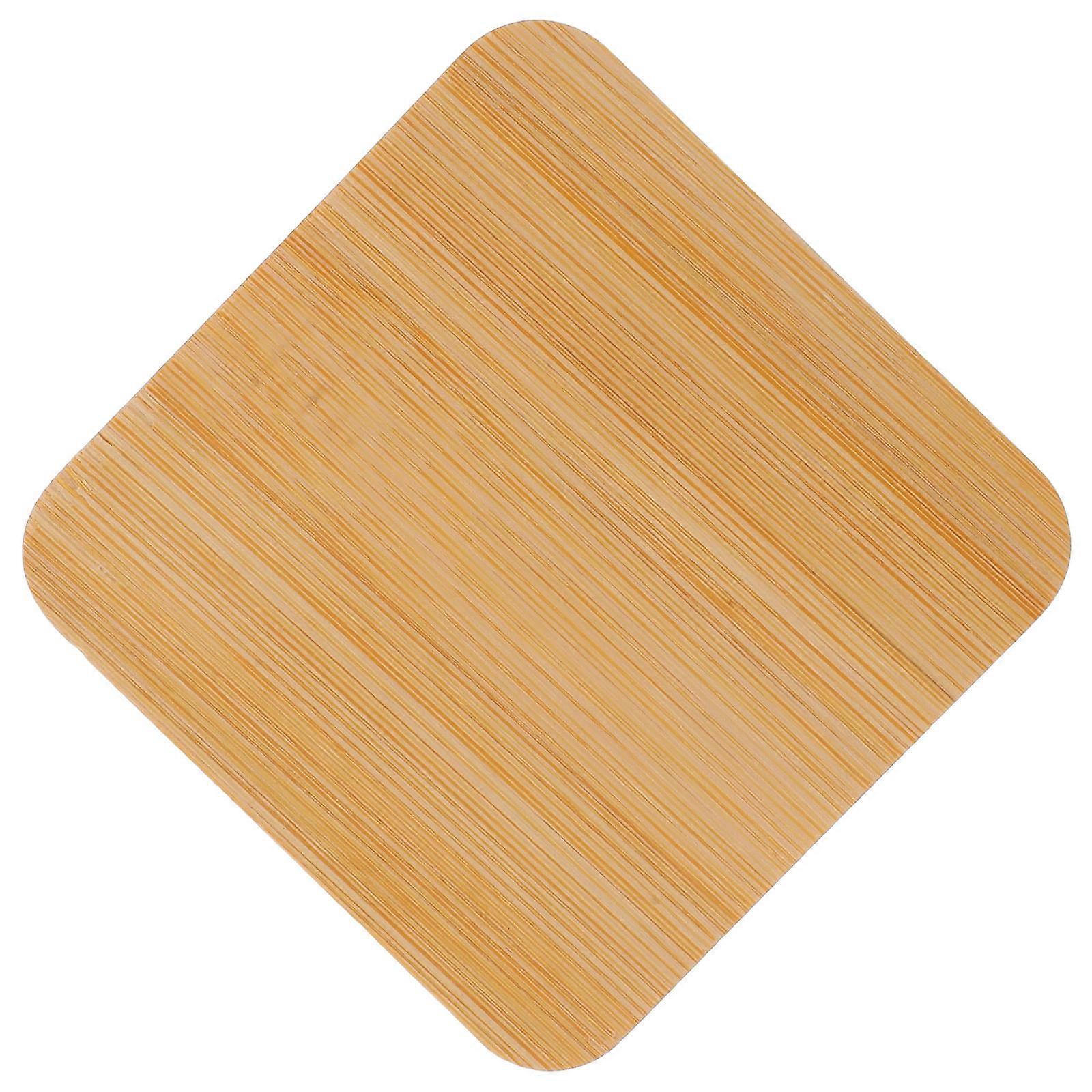 Wide Mouth Jar Lids Bamboo Lids For Glass Cups Sealing Versatile Fit Orange 8.00X8.00X1.80cm 1Set
