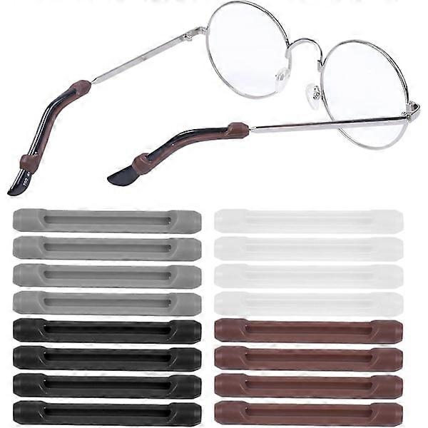 8 pairs glasses ear hooks, glasses fixing devices, non-slip ear hooks