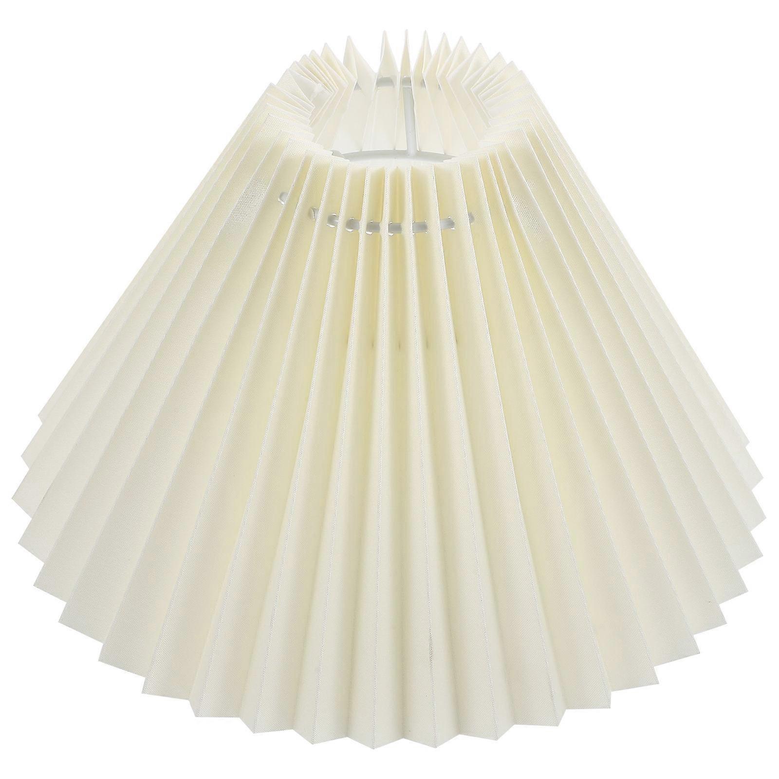 Lamp Shade, Barrel Fabric Chandelier Shade Pleated Lamp Shades For Table Floor Desk Standing Lamp
