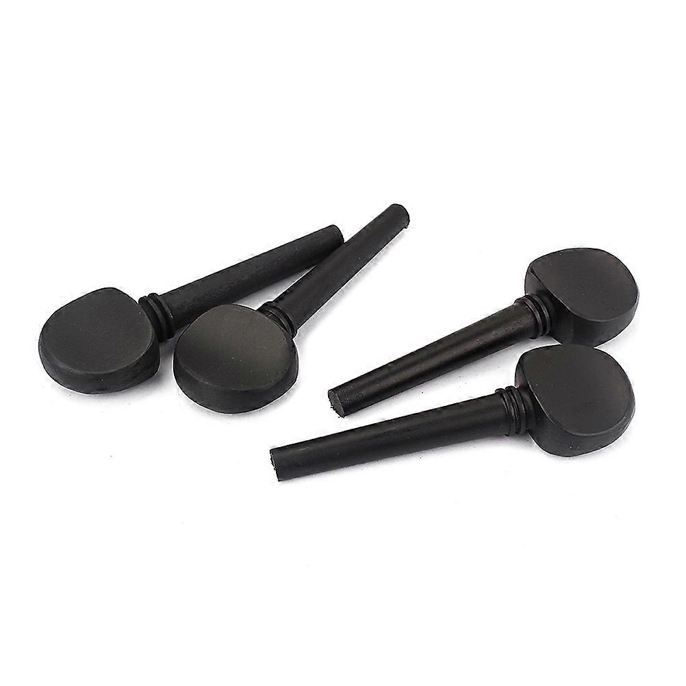 Wooden Cello Pegs Non Perforated Tuning Accessories for Improved Sound, Durable Natural Material, Elegant Vintage Design for Musical Instruments