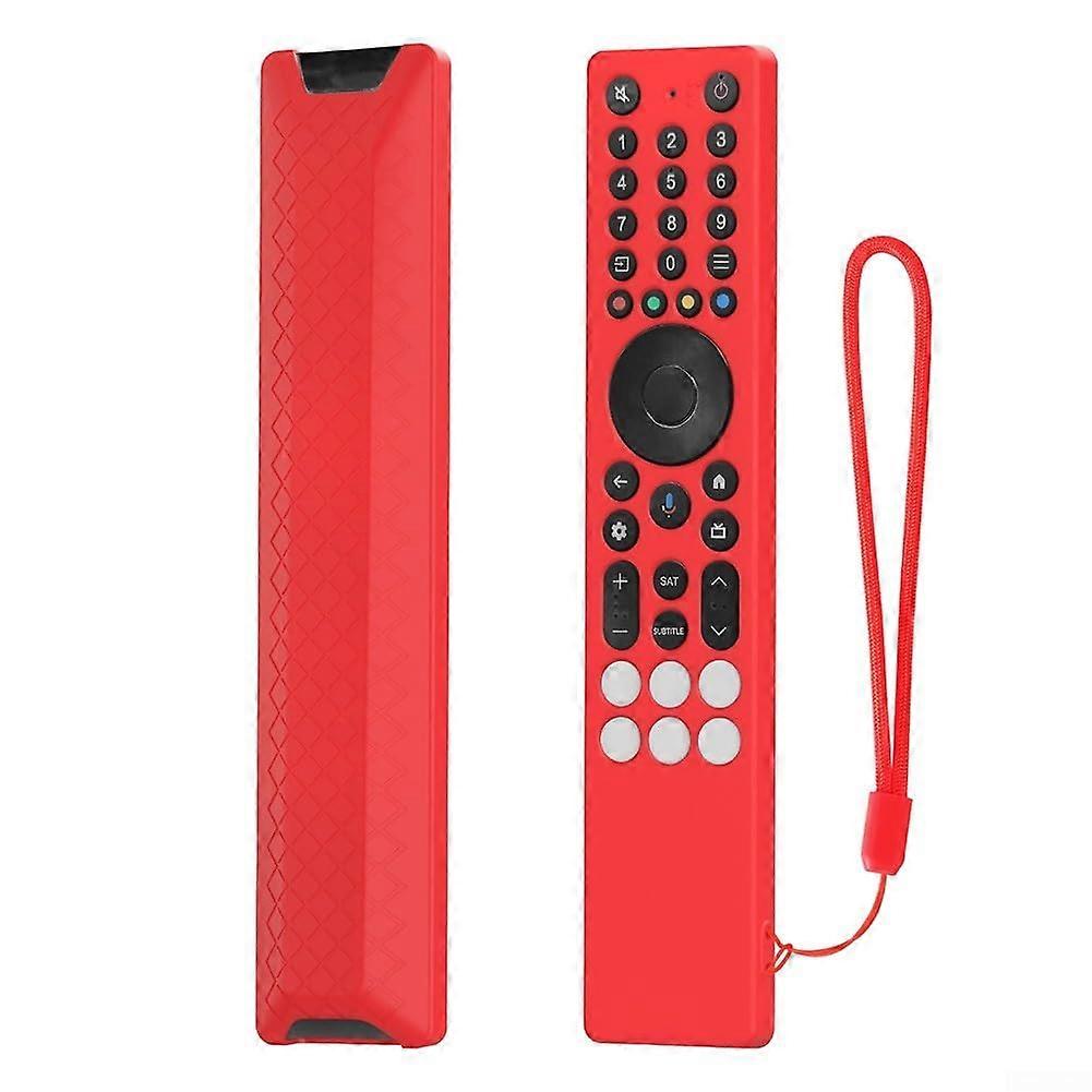 Silicone Protective Case For TCL RC833A With Detachable Lanyard, Non-Slip Texture, Back, Button Access Shock Absorption