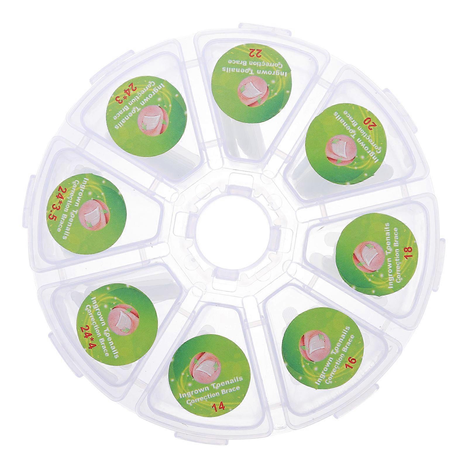 Nail Treatment Patch 100 Pcs Practical Ingrown Nail Strips Transparent Color Tailored For Correcting Nail Bending State