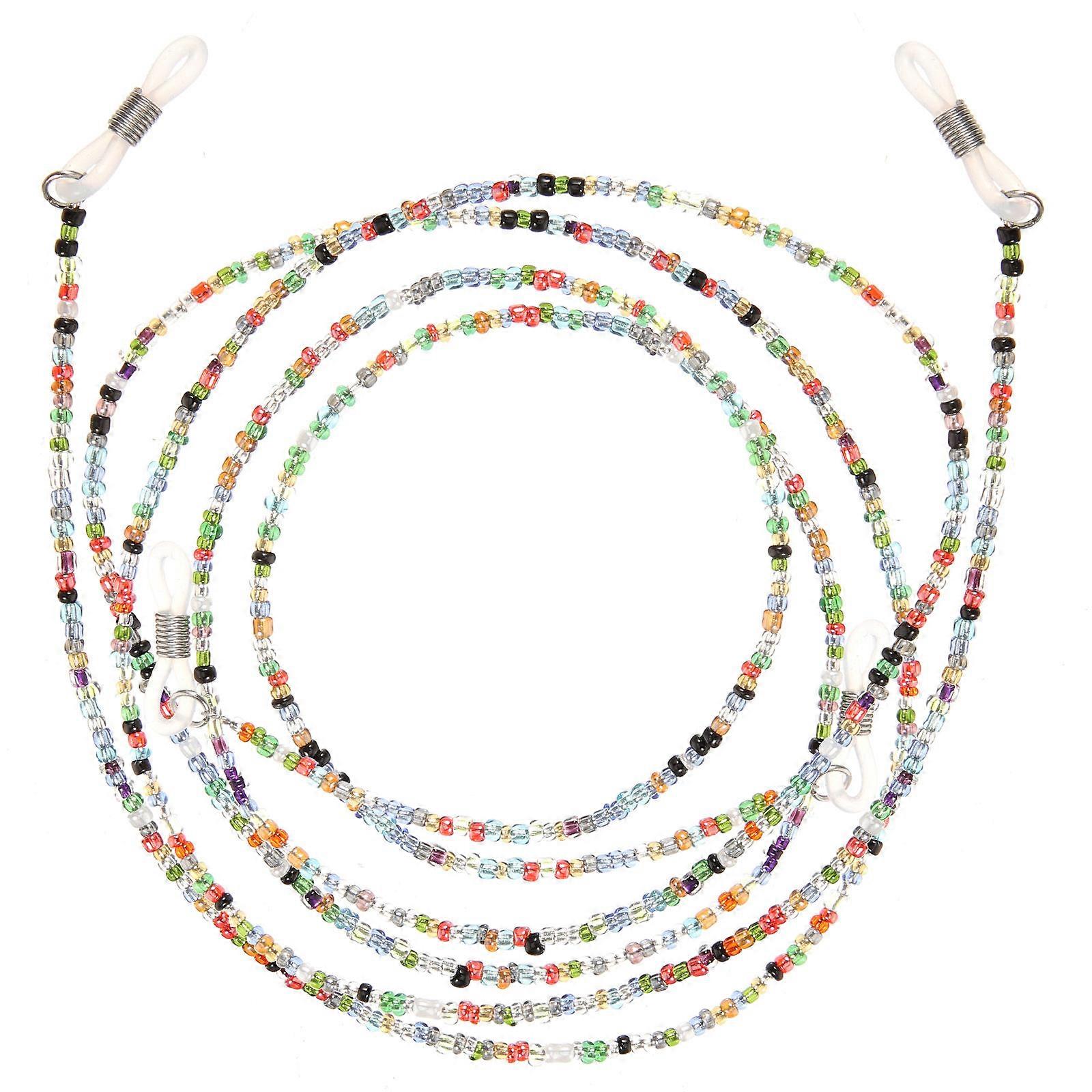 Eyeglass Retainer Strap 2Pcs Practical Design Accessories For Daily Use Assorted Color With Anti-Lost Functionality