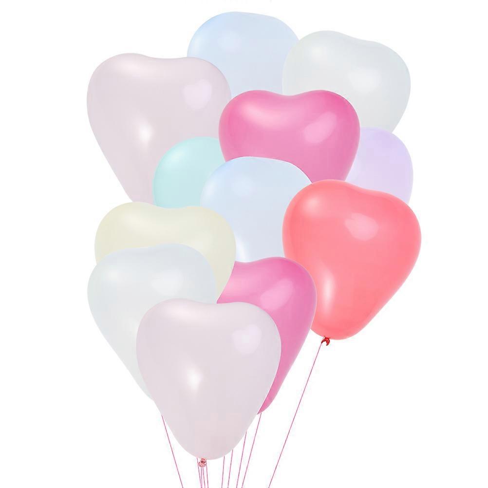 Pink Heart Balloons For Festive Occasions Available In 100Pcs To Decorate Your Wedding And Party Events