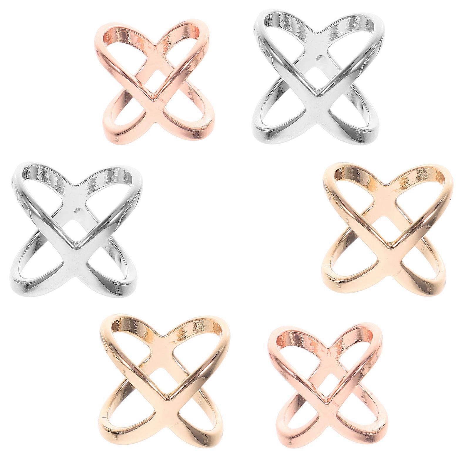 Here's a polished and professional product description based on your input:
**6PCS Scarf Ring Clips – Stylish Scarf Buckles for Women**
Elevate
