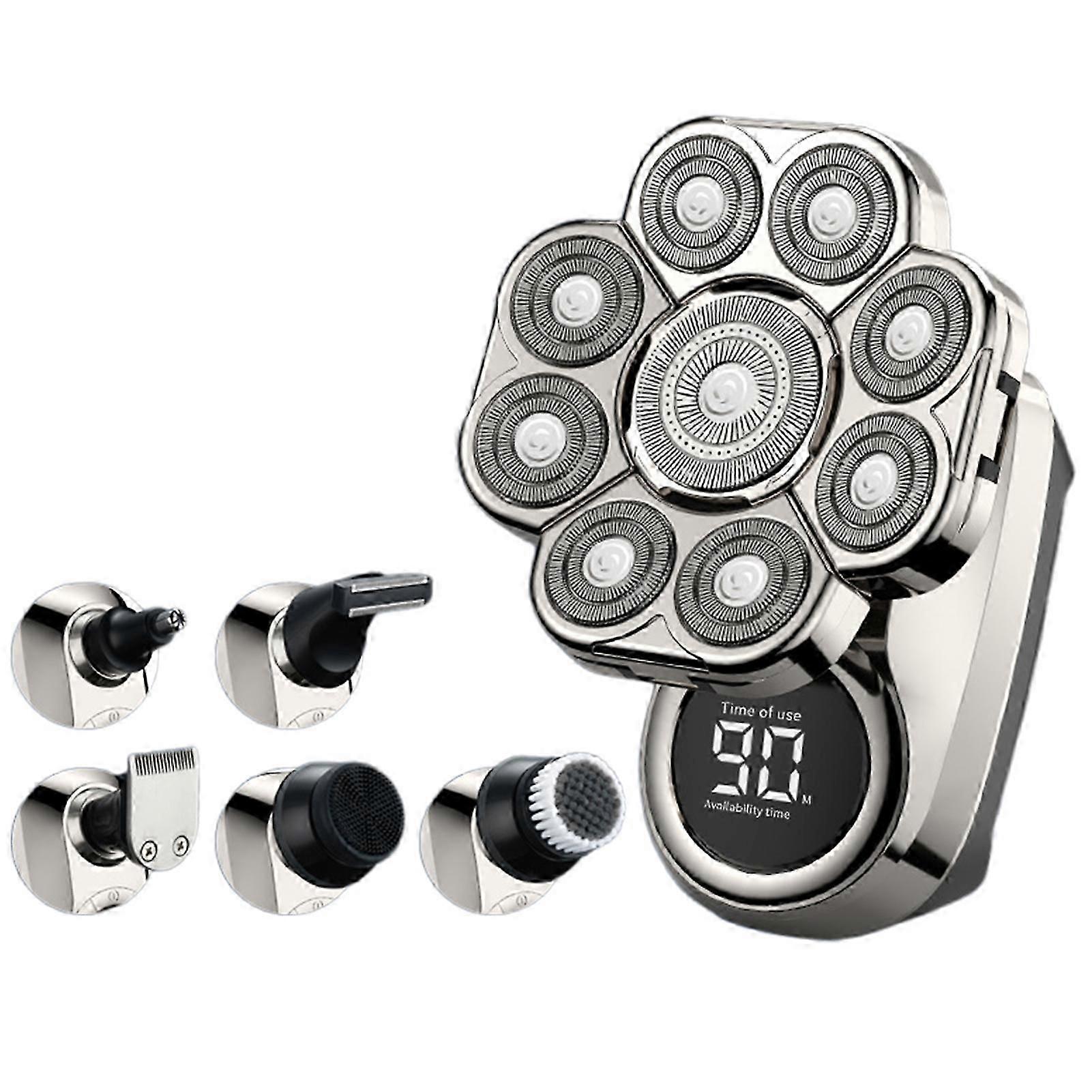 Electric Bald Head Shaver Palm Size Portable Head Shaver for Daily Use