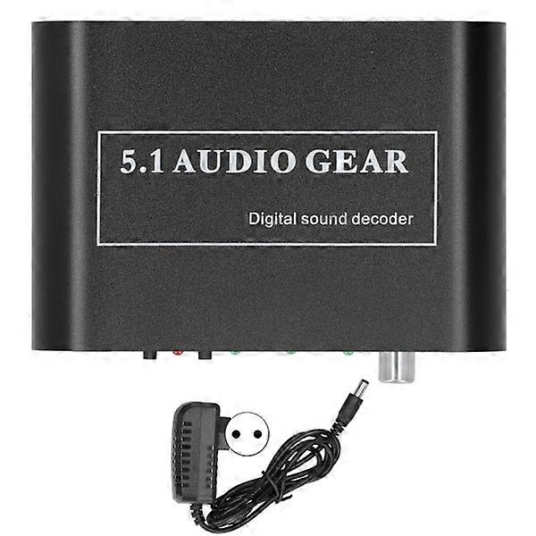 USB-Anschluss digitaler Audio-Decoder-Konverter DTS/AC3/6CH LPCM auf 5.1 Analogausgang 2.1EU-Stecker 100-240V