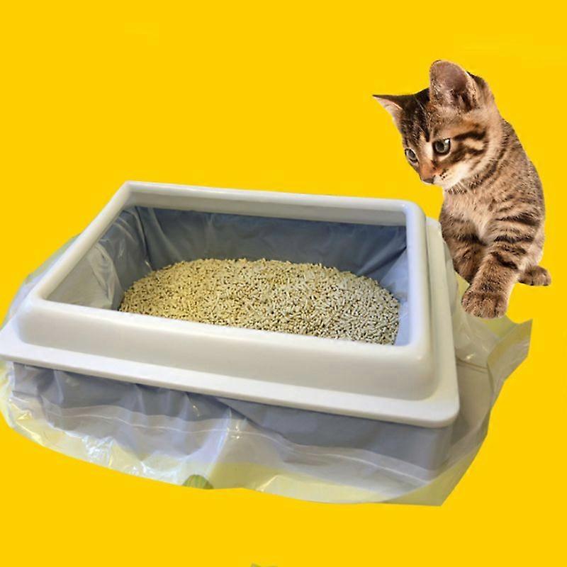Cat litter sand bags hygiene elastic for kittens pets professional practical garbage S/M/L