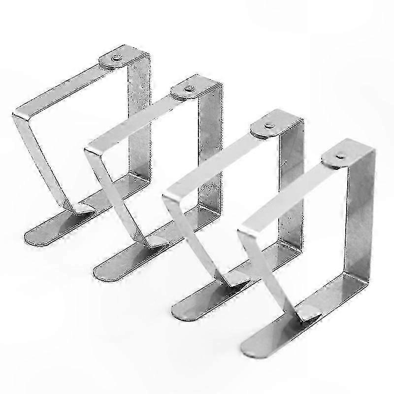8-Pack Heavy-Duty 8x7cm Rust-Resistant Tablecloth Clips For Secure Outdoor Dining Setup