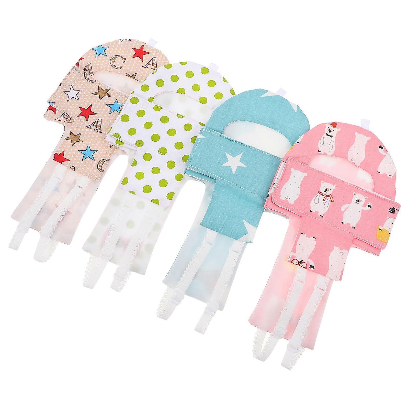 Pet Parrot Diaper 4Pcs Highly Absorbent XS Assorted Color Outdoor Use Design