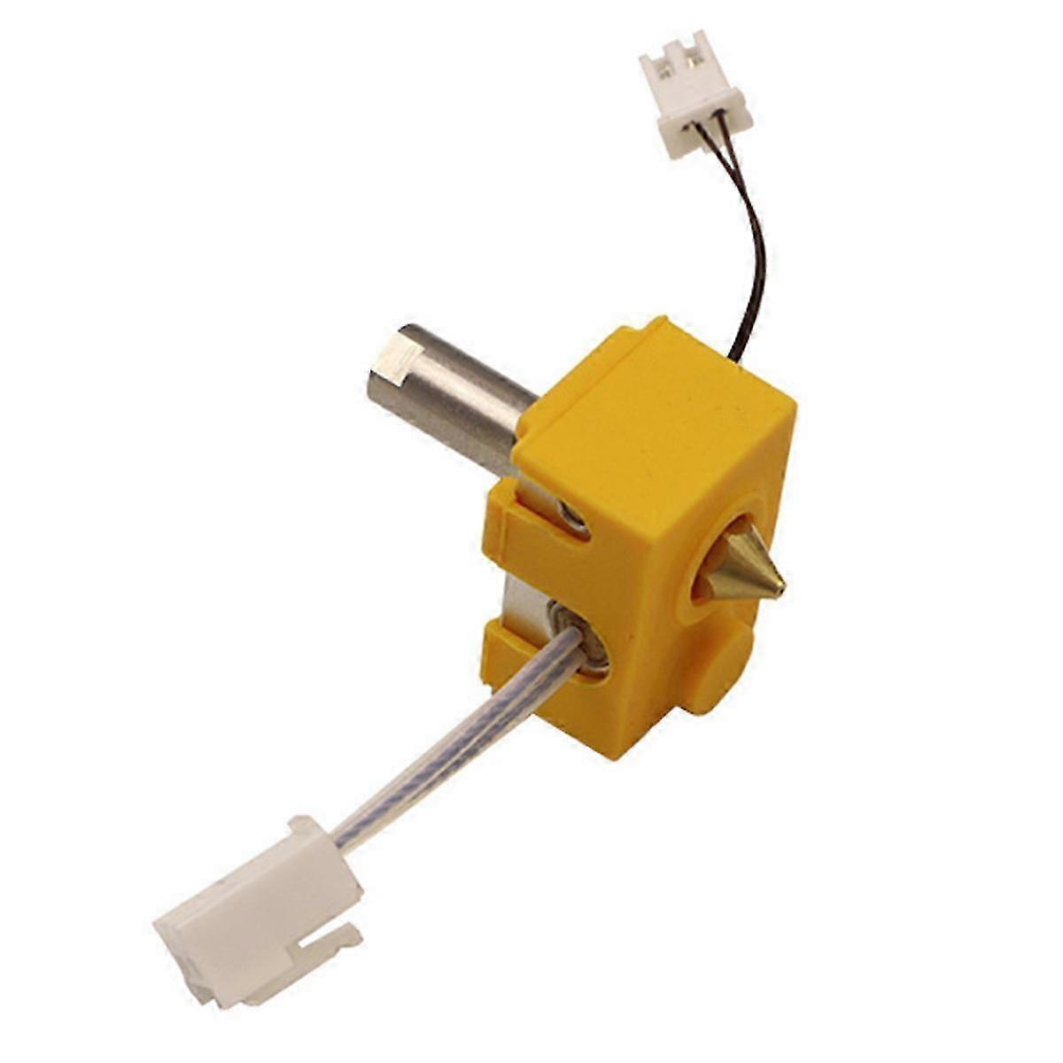 3D Printer Hotend Assembly with Nozzle, Thermistor, Heating Element, Block, and Silicone Cover for Hornet-Compatible Models