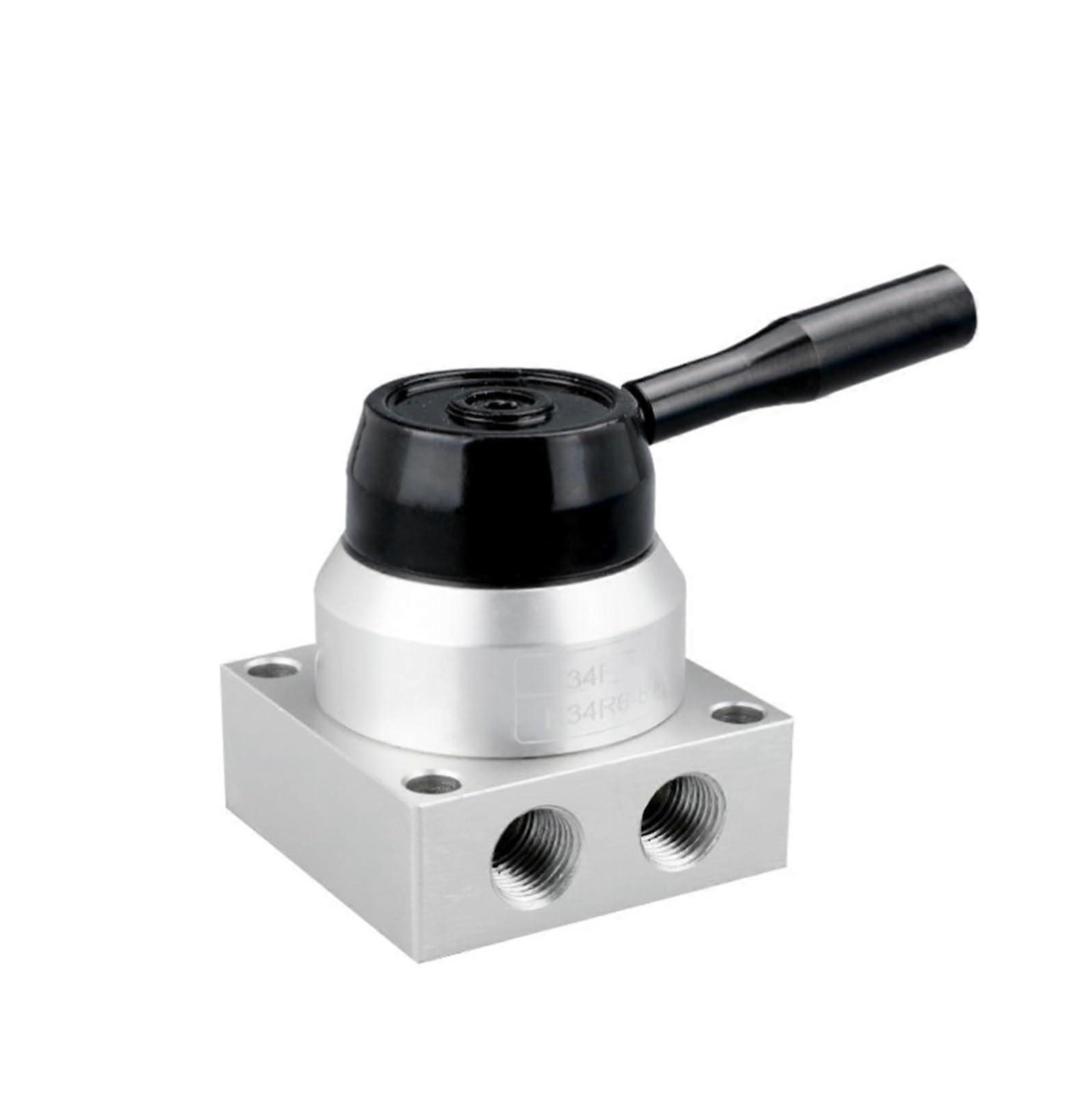 Pneumatic Cylinder Hand Valve HV-02/03/04 K34R6-8/8D/8L 3-Position Pneumatic Four-Way Hand Valve Color K34R6-8L