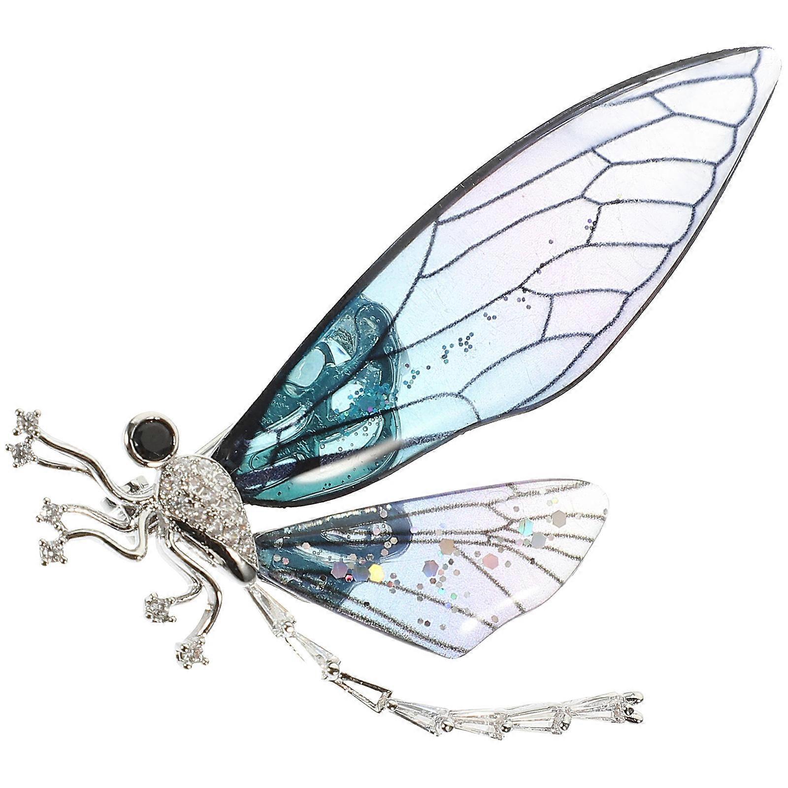 Dragonfly Lapel Pin Decorative Item For Men Bags Elegant Style 1Pack