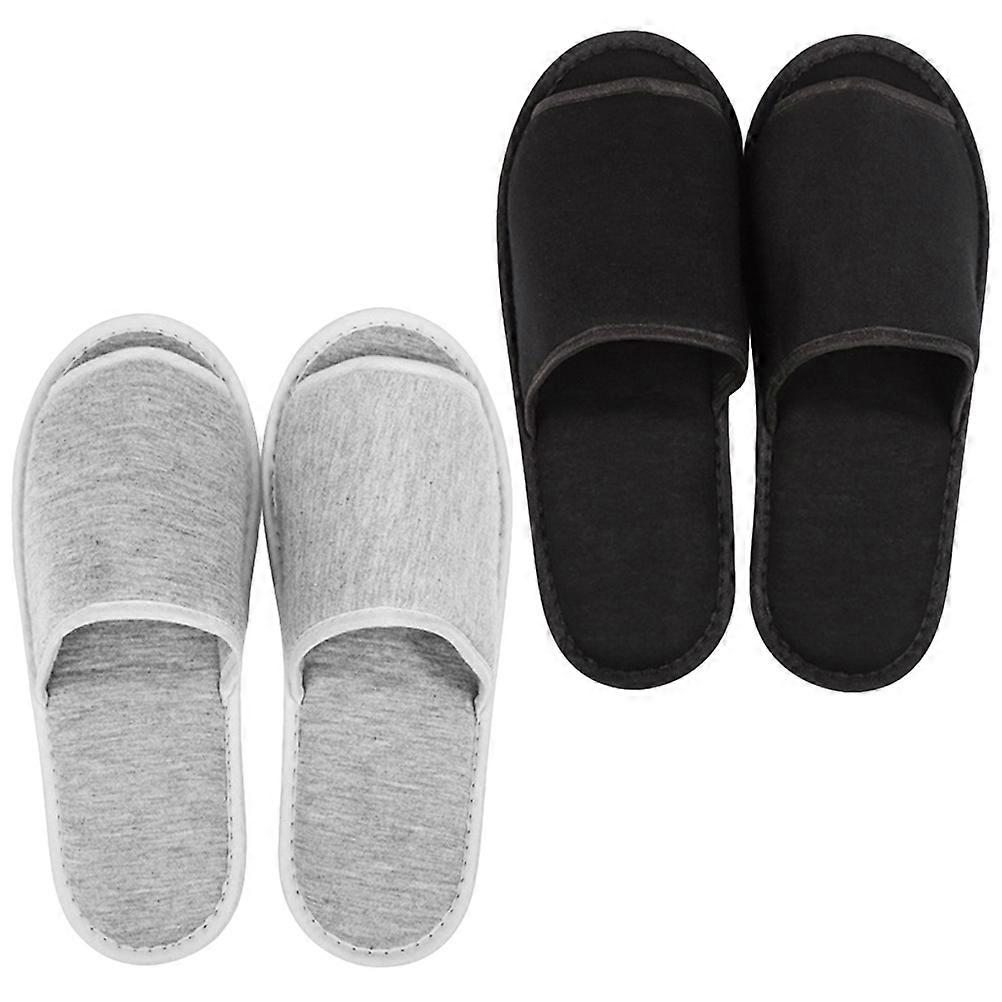 Lightweight Portable Travel Slippers Disposable Indoor Guest Slippers for Spa, Hotel, Home Foldable Thin Design Comfortable Breathable Bedroom