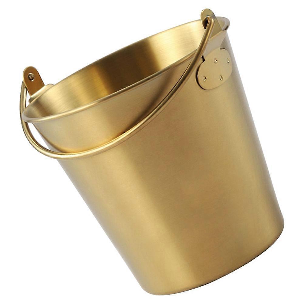 Chip Serving Bucket Metal Ice Cubes Holder For Adults In Restaurant Or 1Pack And Convenient