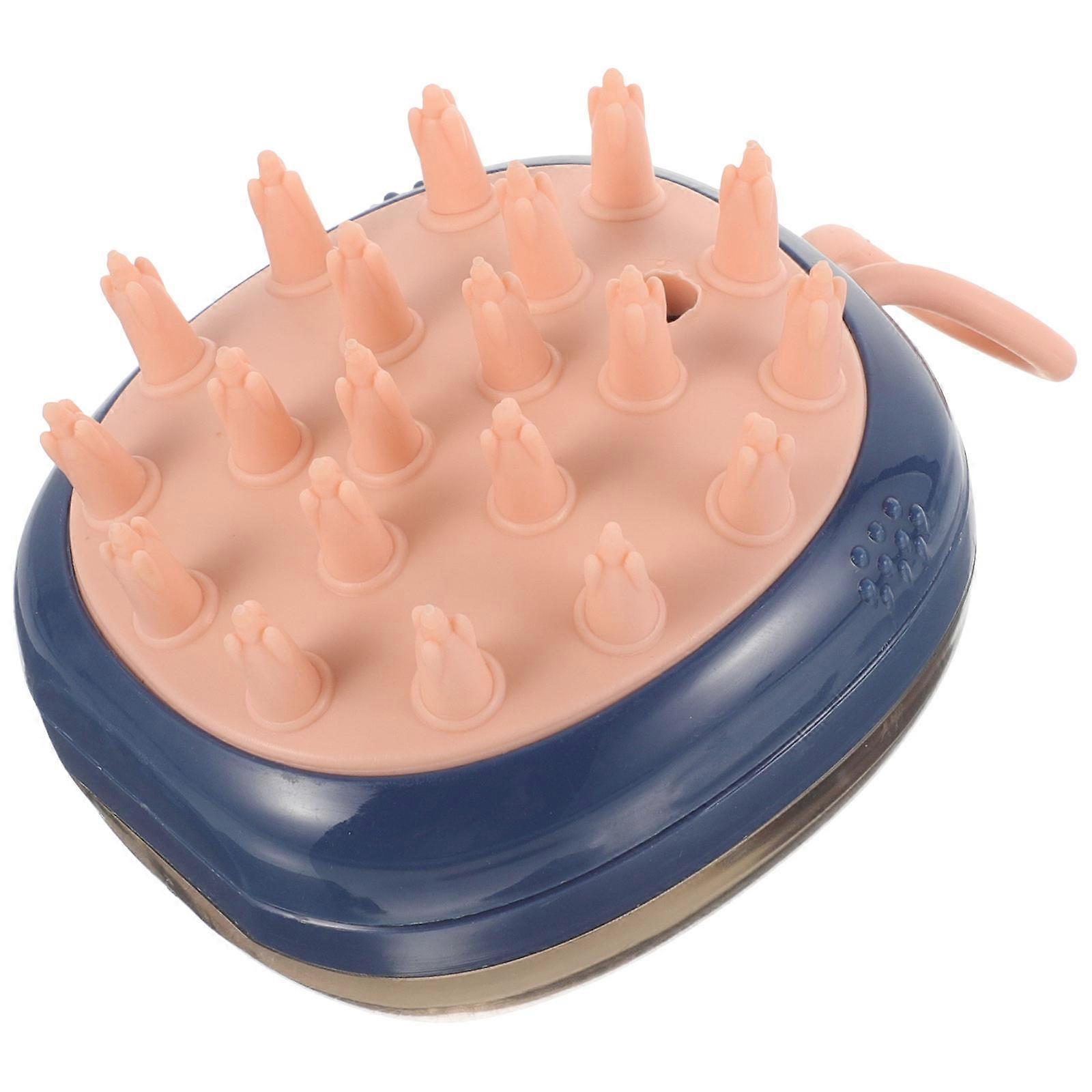 Dog Washing Brush For Pet Owners Bathing At Home Dark Blue Durable 1 Set