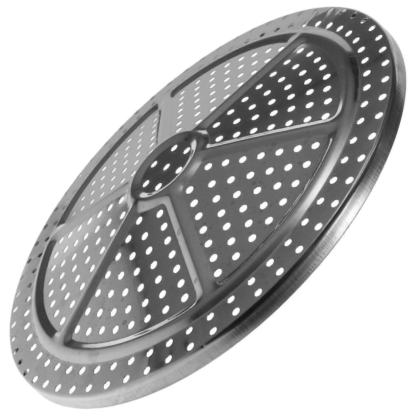 Rice Bucket Bottom Stainless Steel Cooking Pot Base for Steaming Rice Silver
