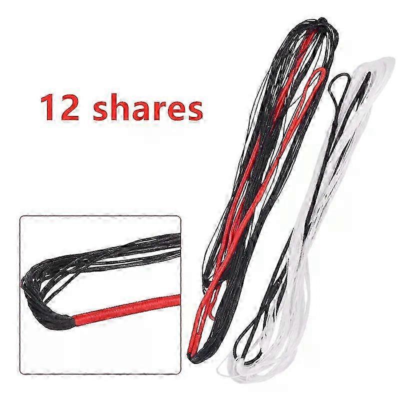 58/60/62/64/66/68/70 Inches Bow String Length Bow 12 shares bowstring Accessory for Straight Bow Archery Hunting Shooting hwy