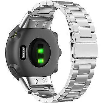 Urrem kompatibel til Garmin Forerunner 45 / 45S / Svøm 2 Titanium Legering 3-perle håndledsrem
